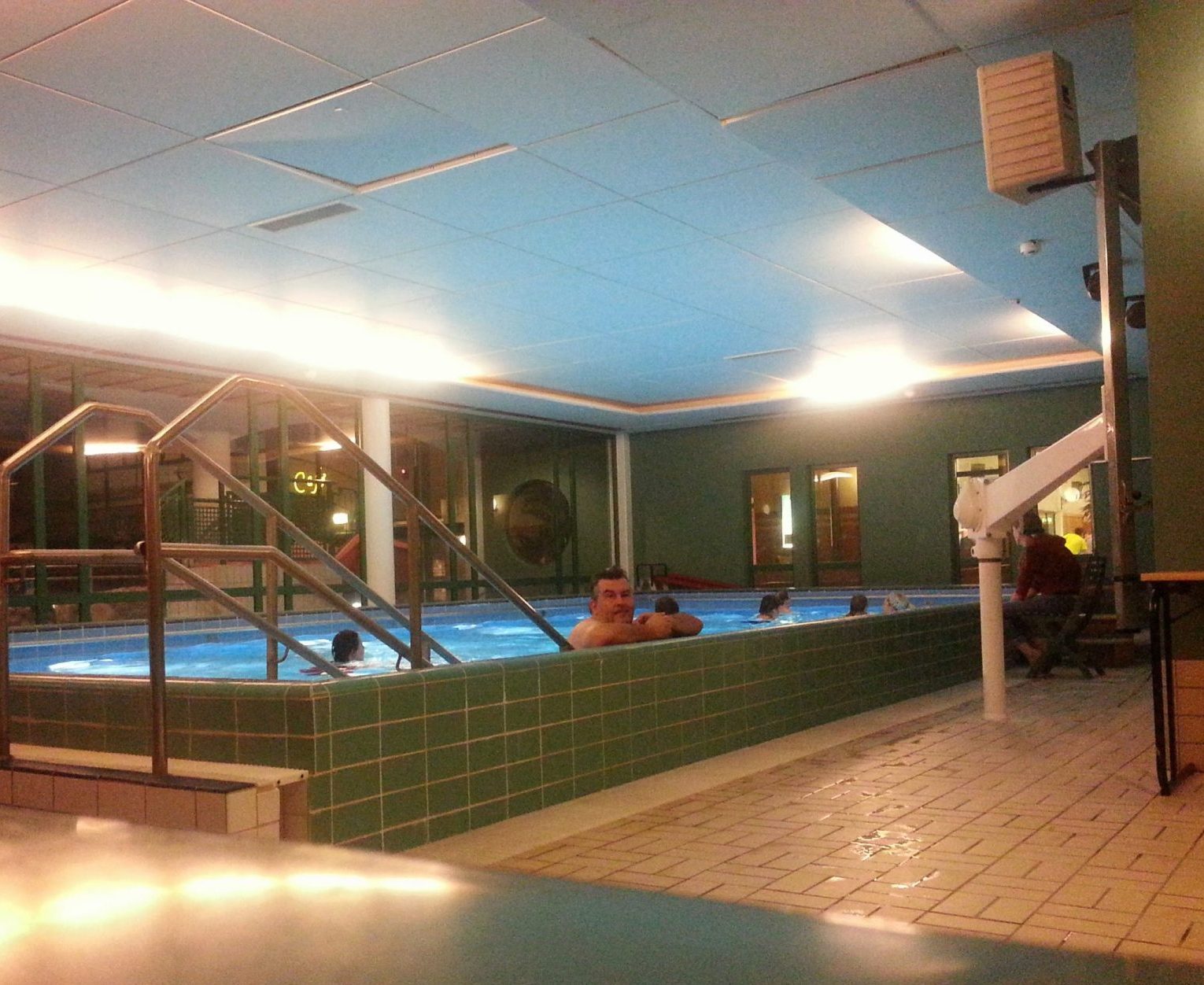 vattengymnastik på Fjärran Höjder